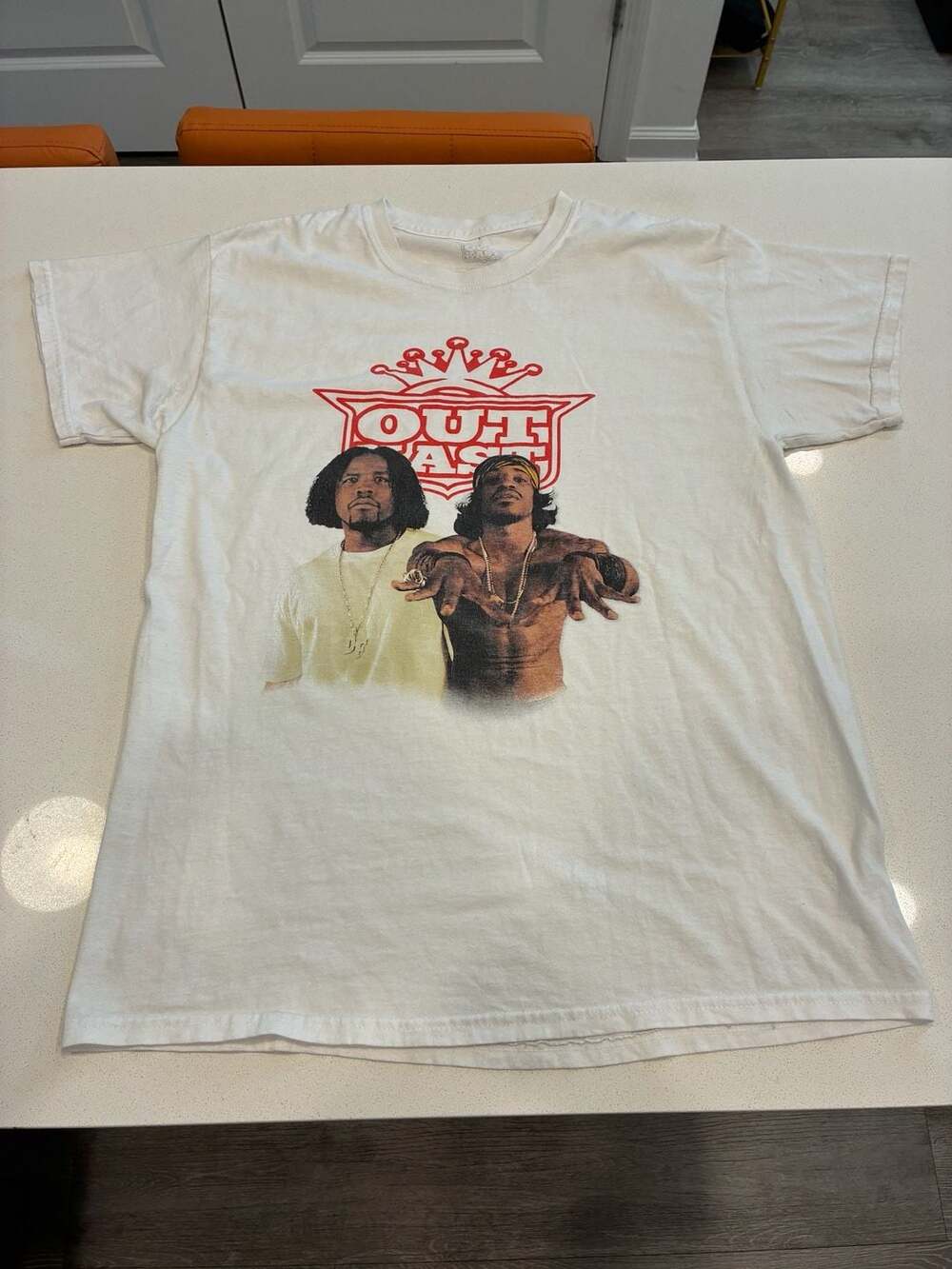 Outkast Stankonia Graphic T-Shirt Size L White Cotton